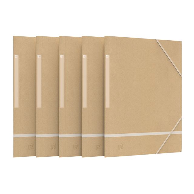 Oxford - Dossier Elasto A4 3 plis 450gr 5 pièces