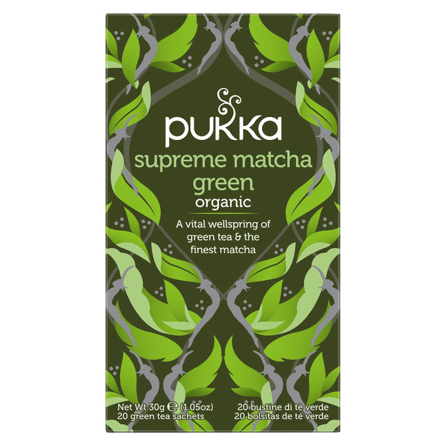 Pukka - Thé suprême thé vert matcha 20 sachets