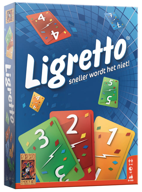 999 games - Spel ligretto blauw