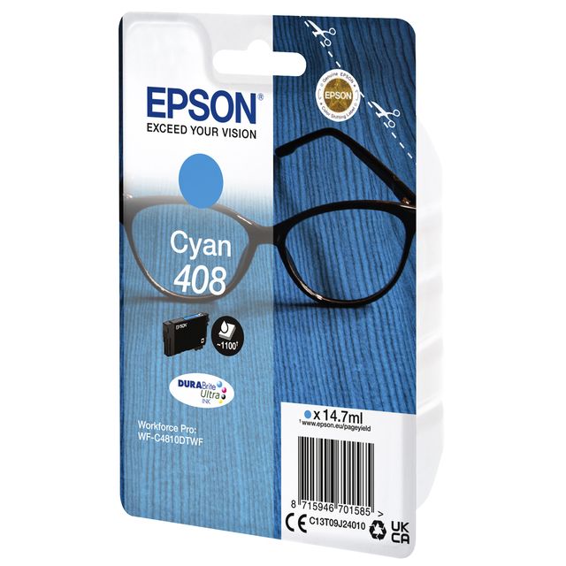 Epson - Cartouche d'encre T09J240 408 bleu | 8 pièces