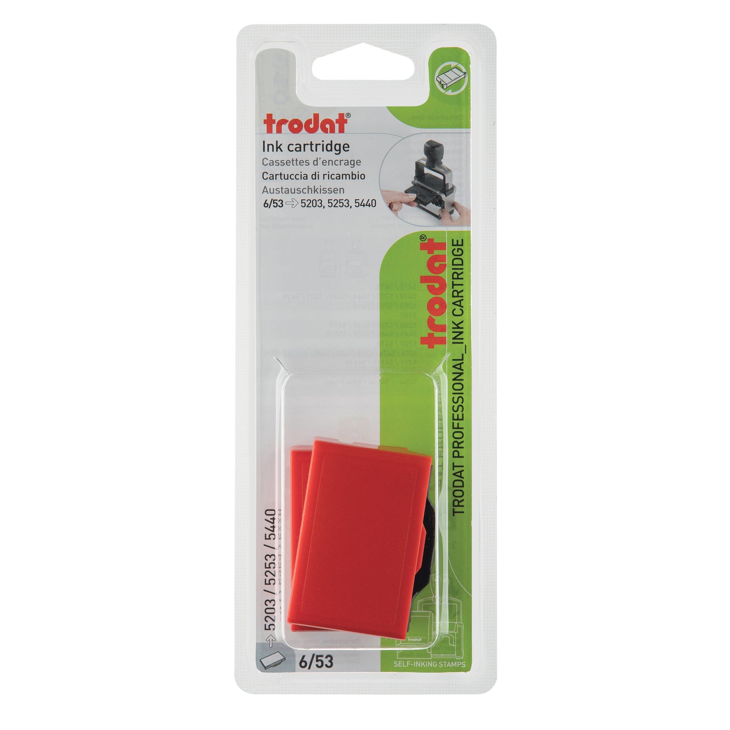 Trodat - Stempelkissen Professional 6/53 2 Stück rot
