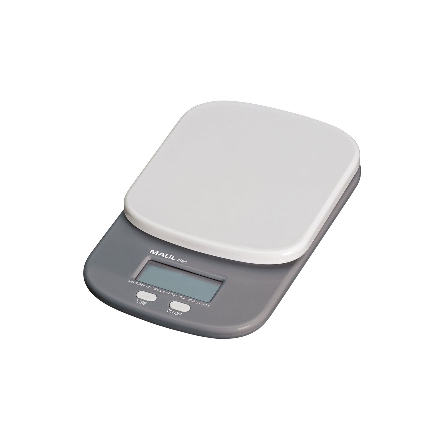 MAUL - Briefweger t tot 2000 gram inclusief batterijen grijs