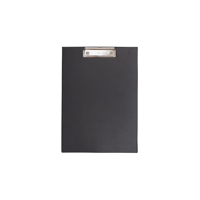 MAUL - Klemmbrett A4 hoch + 2 Magnete auf der Rückseite PVC schwarz | 12 Stück