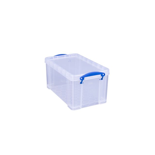 Really Useful Box - Boîte de rangement 8 litres 340x200x175mm transparent blanc
