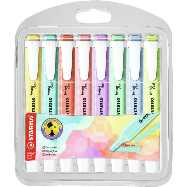 Stabilo - Markeerstift swing cool 275/8 assorti | 5 stuks