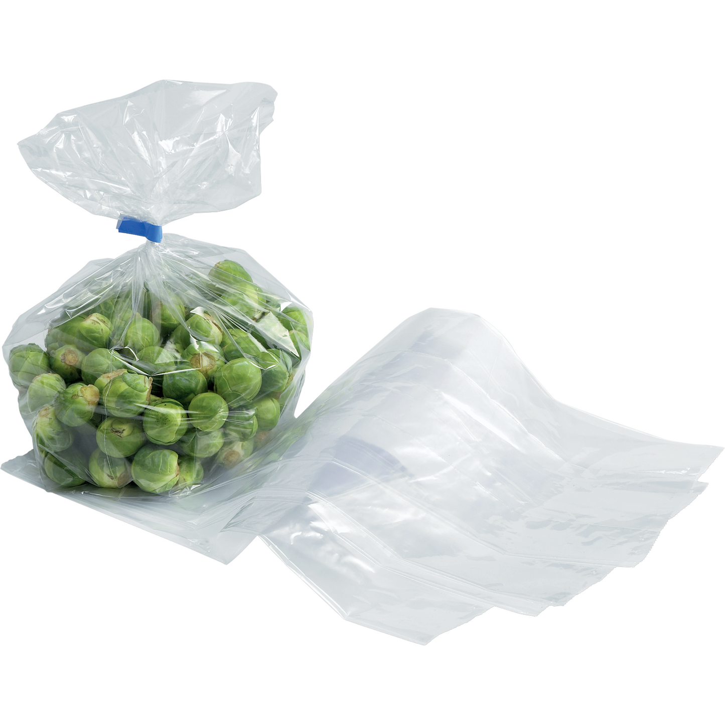 Top Qualität - Tasche | Seitenfaltentasche | LDPE | 14/ 4x32cm | transparent | 5000 Stück