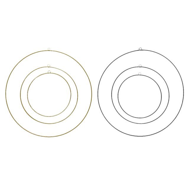 Quantore - Cercle de figures en fer assorti