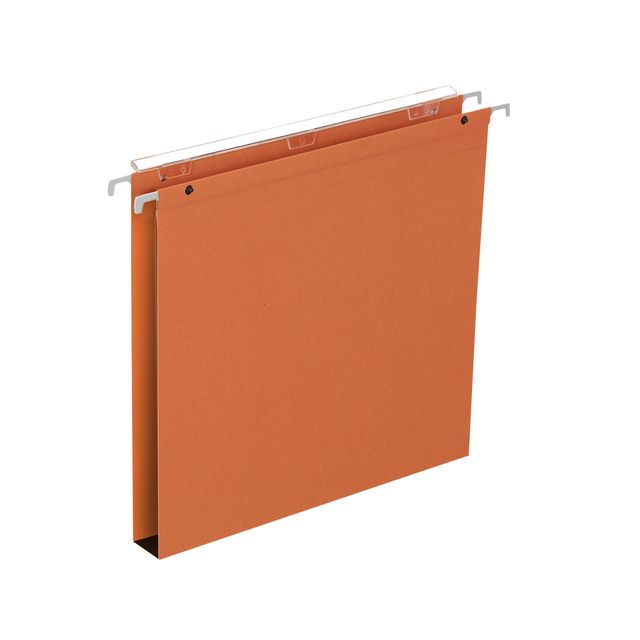 Quantore - Dossier suspendu MEDIUM Flex A4 30mm fond en U orange | 25 pièces