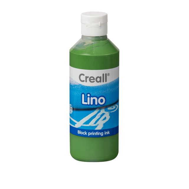 Creall - Linoleumfarbe Linogrün 250ml