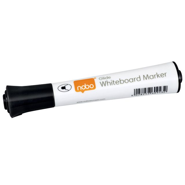 Nobo - Whiteboardmarker Glide rond zwart 2mm