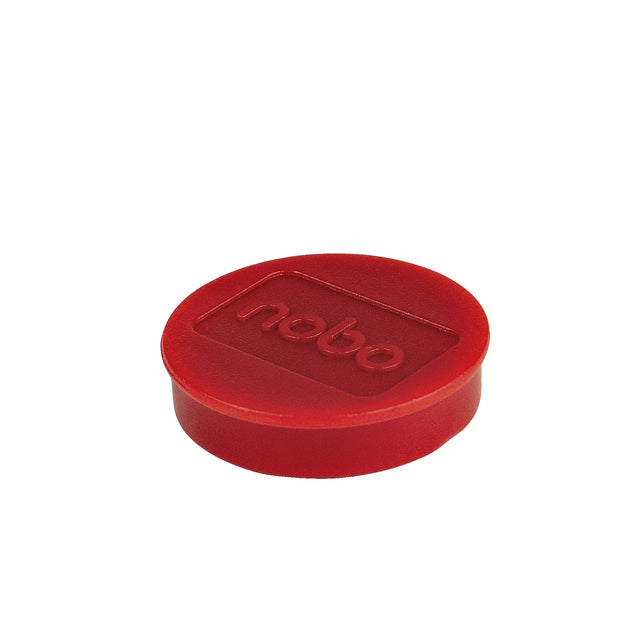 Nobo - Aimant 32mm rouge 10 pièces