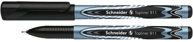 Schneider - Fineliner Topliner 911 0,4mm schwarz | 10 Stück