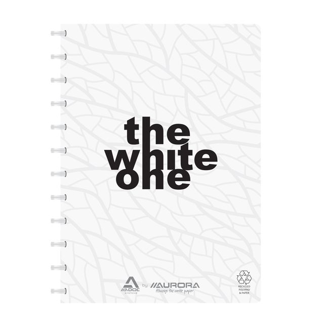 Aurora - Schrift Recycled A4 blanco 144 pagina's 80gr wit | 10 stuks