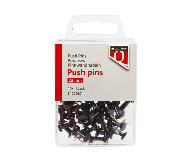 Quantore - Punaises 40 pièces noir | 120 pièces
