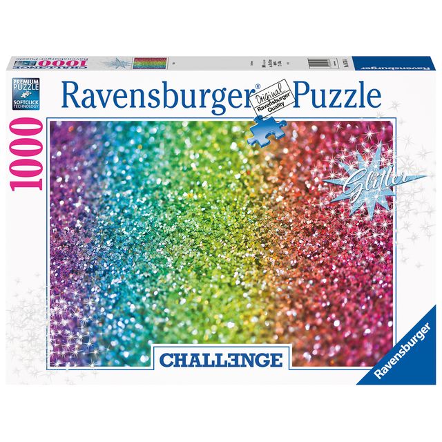 Ravensburger - Puzzle Défi Glitter 1000 pièces