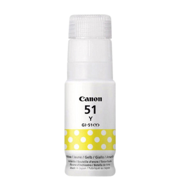 Canon - Flacon de recharge encre GI-51 jaune
