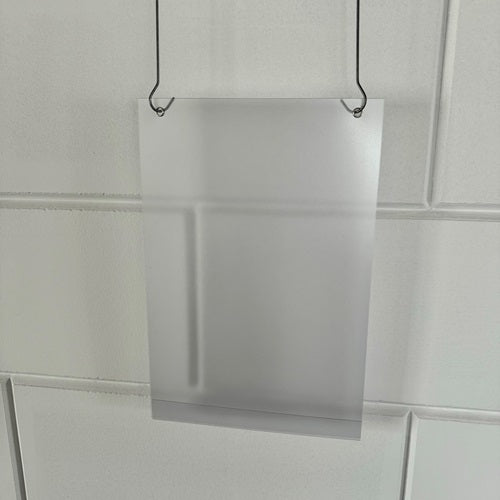 Klika - Cache-carte de prix vertical pour 210x297 mm