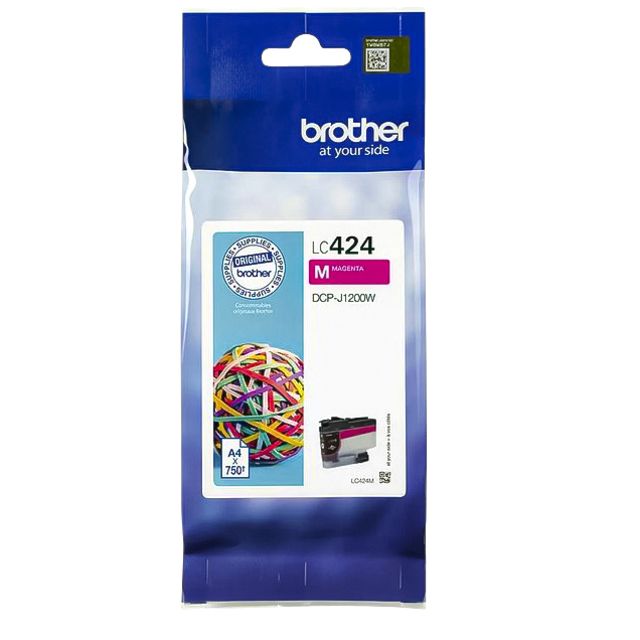 Brother - Tintenpatrone LC-424M rot
