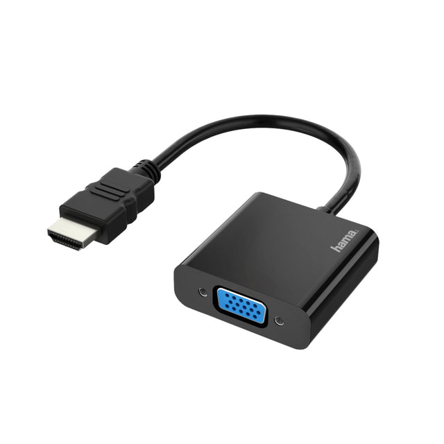 Hama - Adapter HDMI-VGA zwart