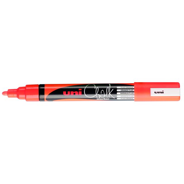 Uni-Ball – Kreidemarker Kreide rund 1,8–2,5 mm Fluororange