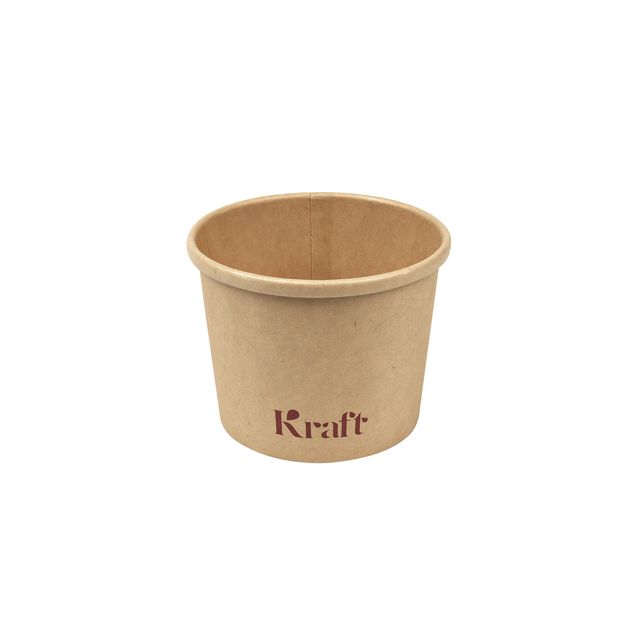 IEZZY traiteur et cate - Tasse à soupe 350ml Ø98mm 25 pièces kraft | 20 pièces