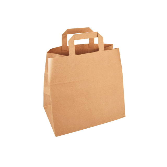 IEZZY - Tas kraft papier 32x16x27cm (bxdxh) bruin 250 stuks