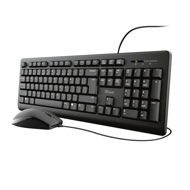 Trust - Primo Stille Keyboard en Muis set Qwerty US