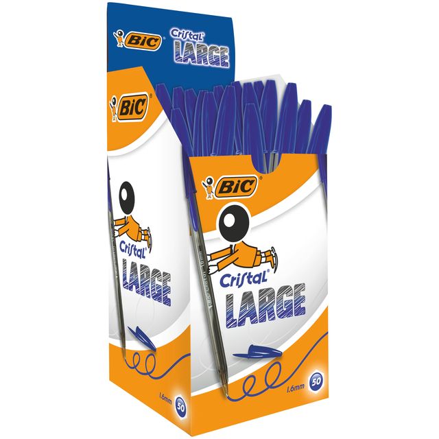 Bic - Stylo bille cristal l bleu