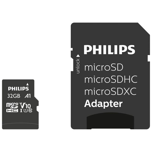 Philips - Carte Micro SDHC Classe 10 UHS-I U1 32 Go