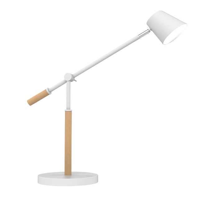 Unilux - Bureaulamp vicky led hout wit