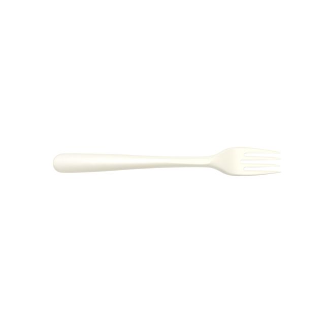 Quantore - Fourche CPLA 190mm 50 pièces blanc