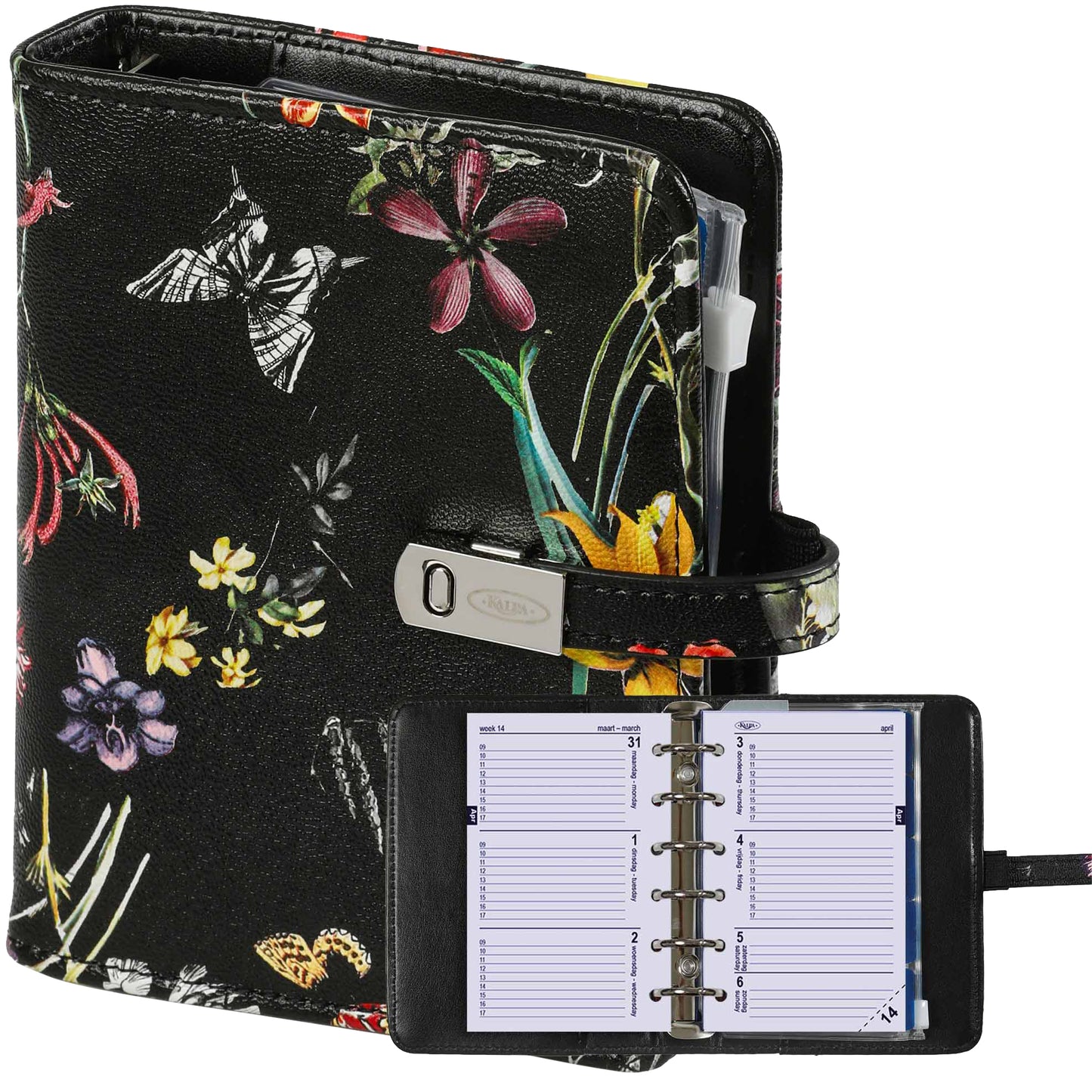 Kalpa - Organizer-Tasche inklusive Agenda 2025-2026 7 Tage/2 Seiten b..