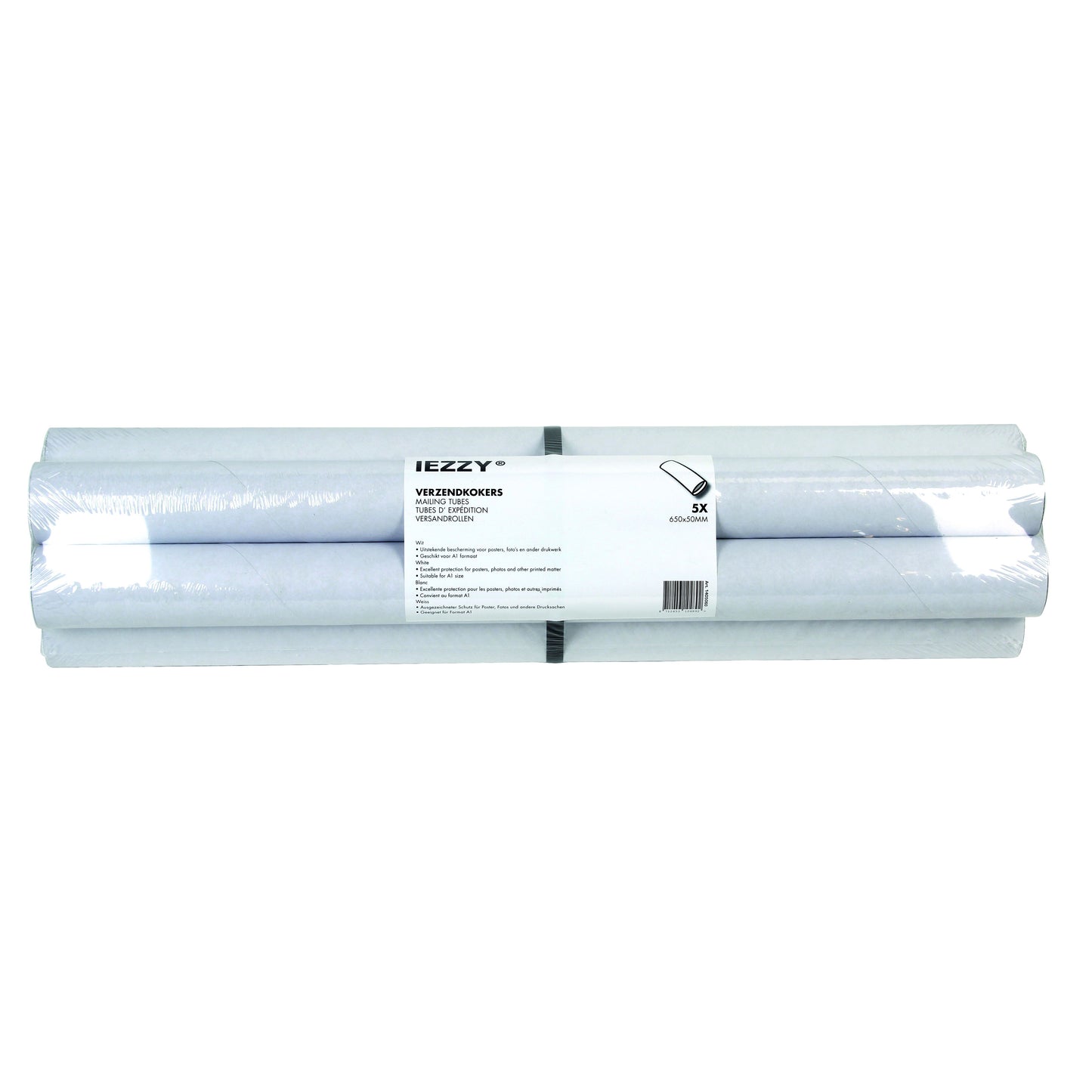 IEZZY - Verzendkoker A1 650x50mm incl.doppen 5 stuks