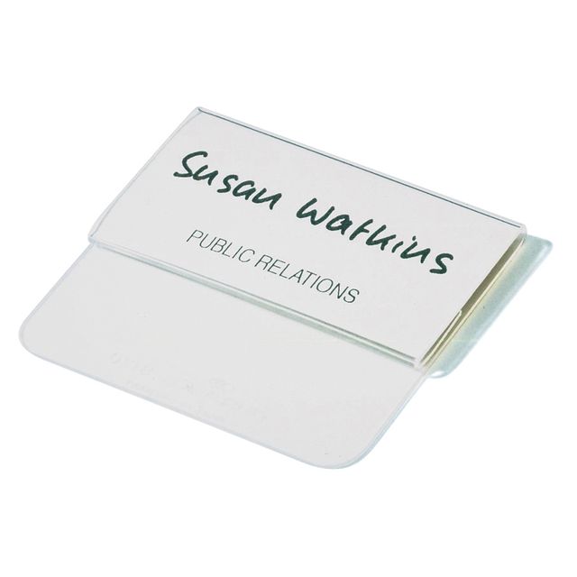 Durable - Badge avec languette d'insertion 40x75mm 25 pièces