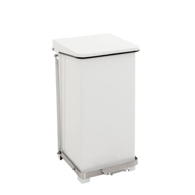 Vepa Bins - Poubelle à pédale Industrielle 45 litres blanc