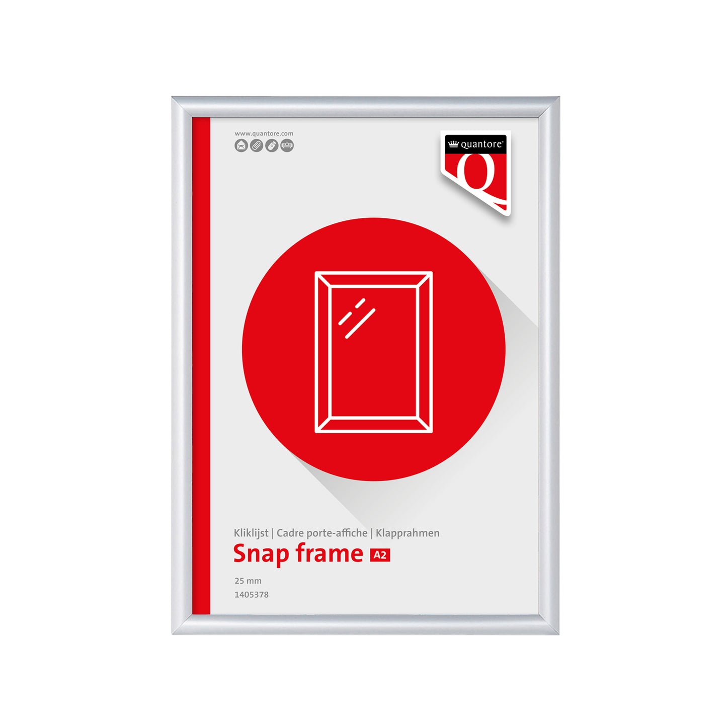 Quantore - Klickrahmen Premium A2 25mm