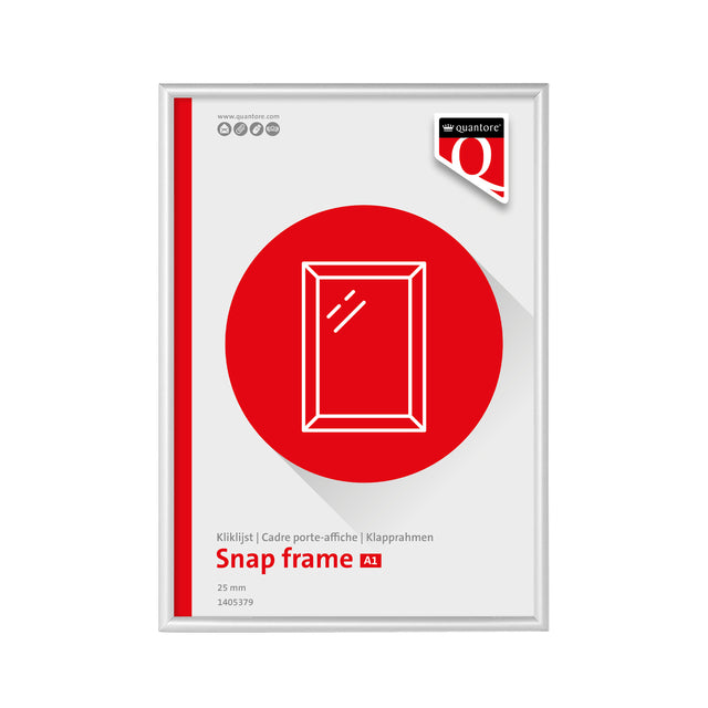 Quantore - Cadre clic premium A1 25mm