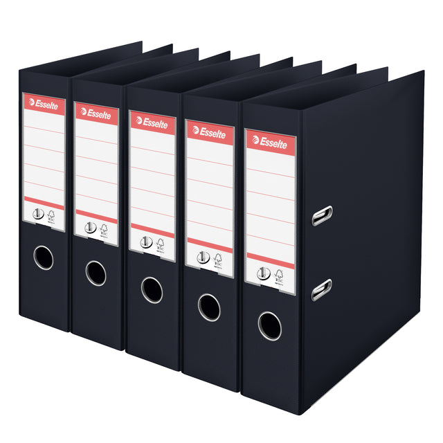 Esselte - Organisateur Vivida No.1 multipack 75mm A4 5 pièces noir