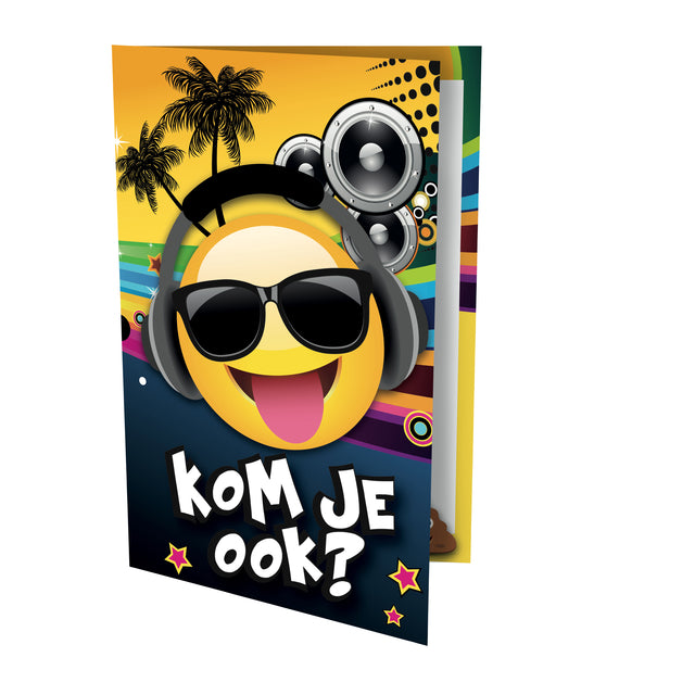 Interstat - Invitation DJ tropical 17x14.2cm | 6 pièces