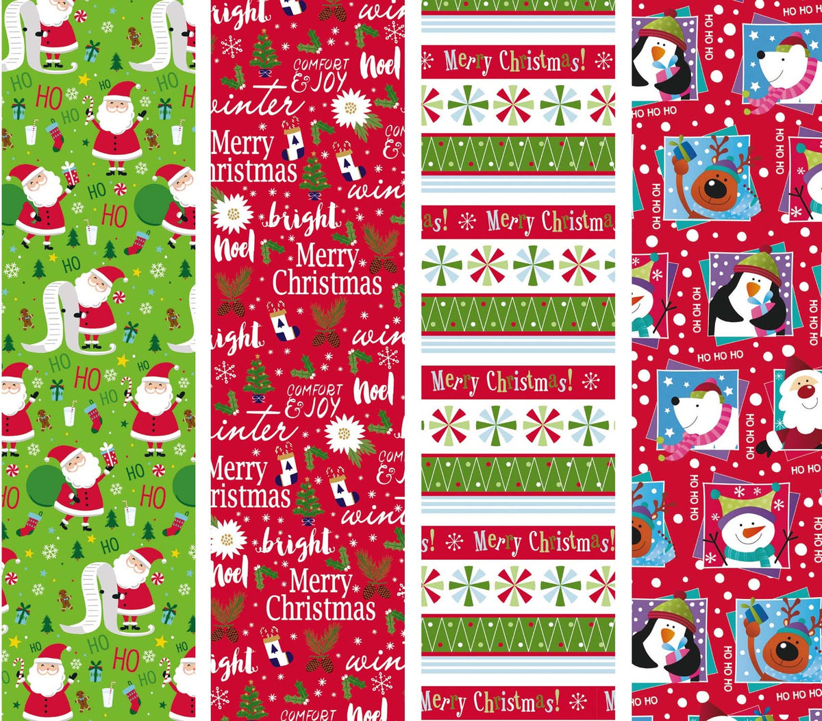 IG design - Papier cadeau Noël 300x100cm assorti