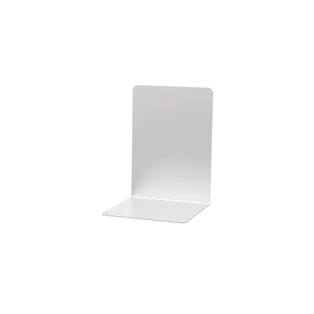 MAUL - Serre-livres aluminium 16x15x21cm set 2 argent | 6 pièces