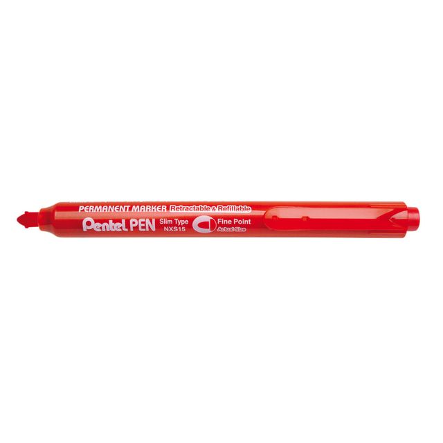 Pentel - Feutre NXS15 1mm rouge | 12 pièces