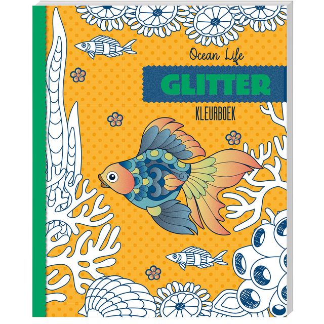 Interstat - Kleurboek glitter ocean life