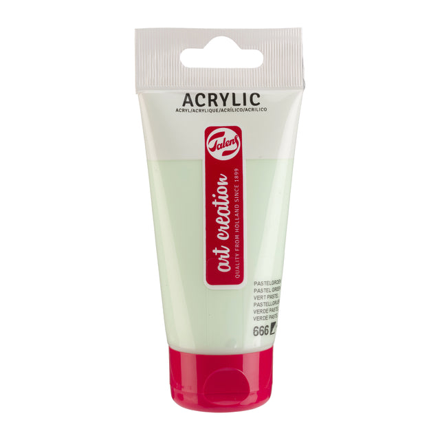 Talens Art Creation – Acrylfarbe Art Creation 666 pastellgrün, Tube mit 75 ml | 3 Stück