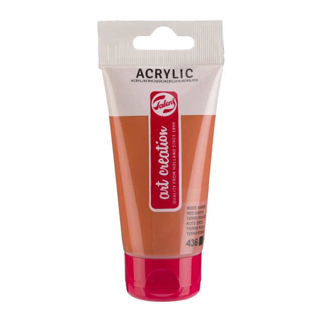Talens Art Creation - Peinture acrylique Art Creation 436 terre rouge tube de 75ml