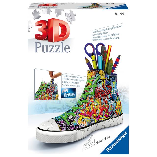 Ravensburger - 3D puzzel Sneaker Graffiti Style 54 stuks