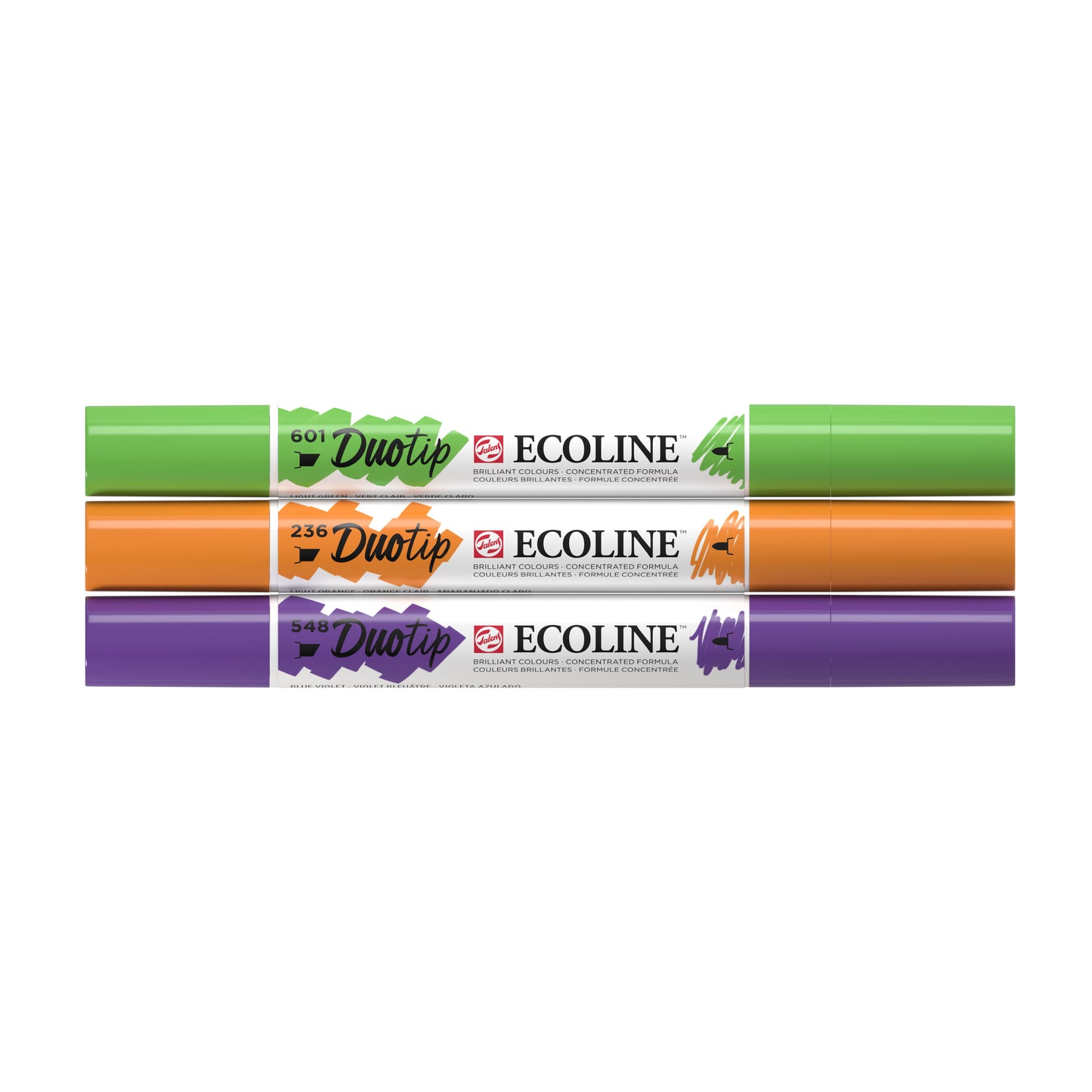 Talens Ecoline - Duotip ecoline set 3 stuks secundair | 3 stuks