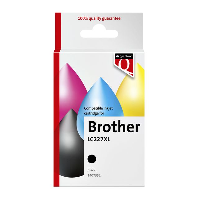 Quantore - Inktcartridge brother lc227xl zwart | 12 stuks
