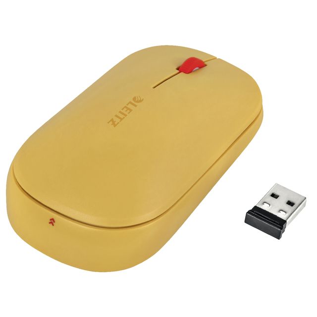 Leitz - Souris sans fil Cosy souris jaune chaud