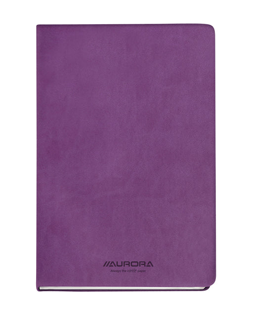 Aurora - Notizbuch Capri A5 192 Seiten liniert 80gr violett | 10 Stück